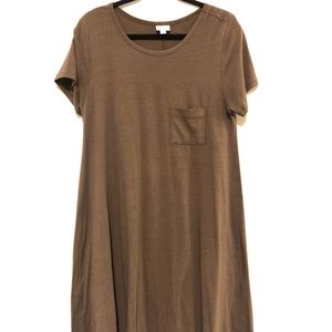 Lularoe Brown Carly Dress